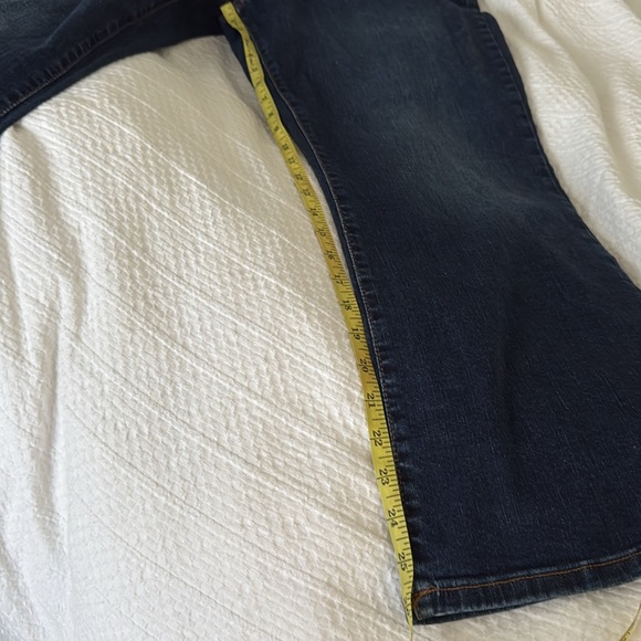 Banana Republic Blue Flare Wide Leg Jeans NEW size 16 - Picture 5 of 5